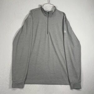 Straight Down Golf Mens Performance Gray 1/4 Quarter-Zip Longsleeve Pullover XL